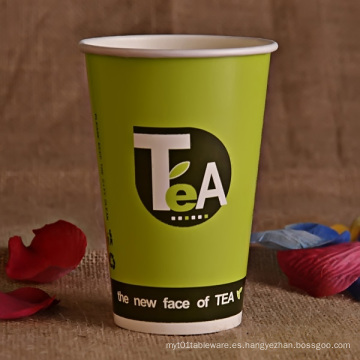 Taza de papel de pared individual de 12 oz